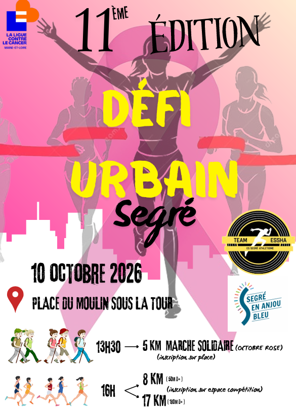 Défi Urbain de Segré d'Octobre Rose